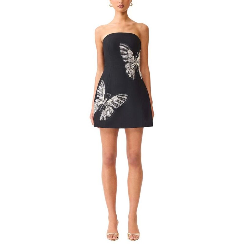 Elliatt Womens Mira Strapless Mini Dress